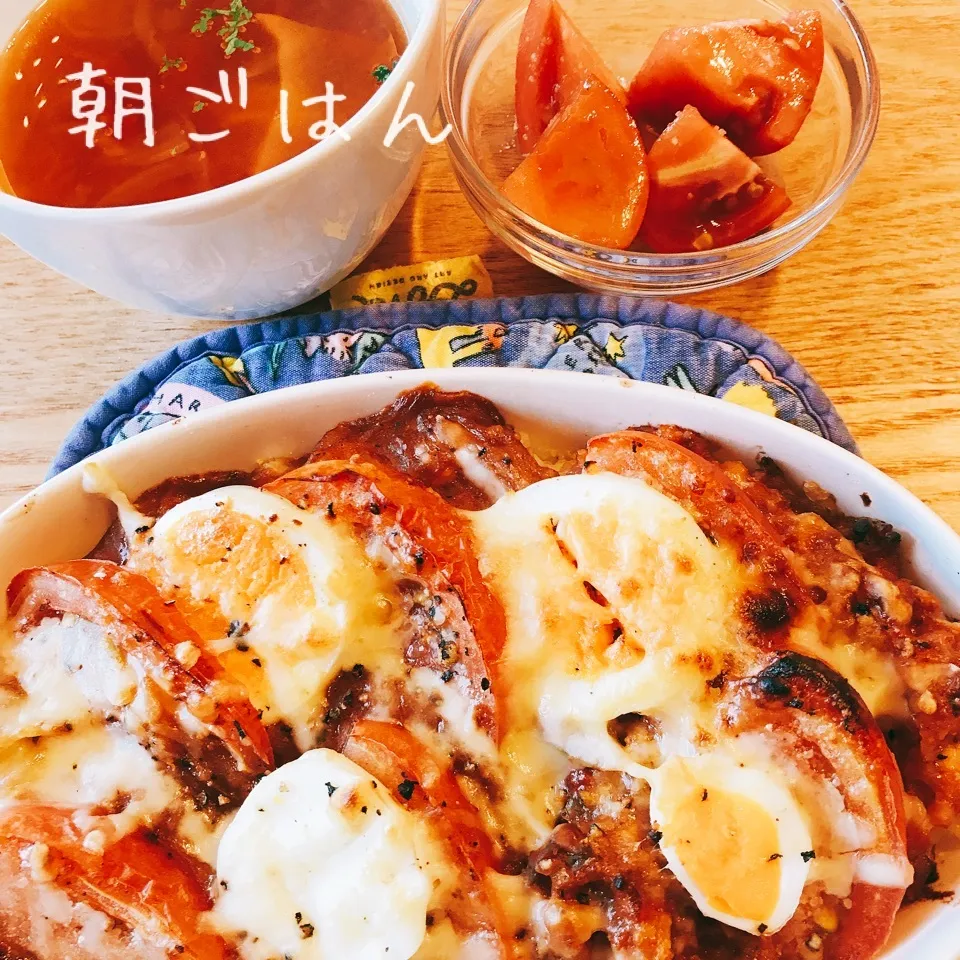 Snapdishの料理写真:朝 2017.7.4|ささなおさん