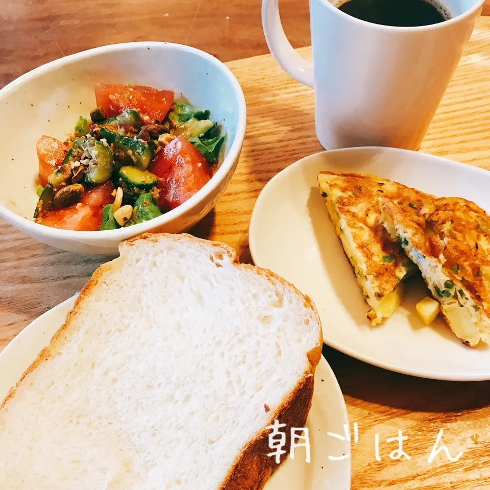 Snapdishの料理写真:朝 2017.6.28|ささなおさん