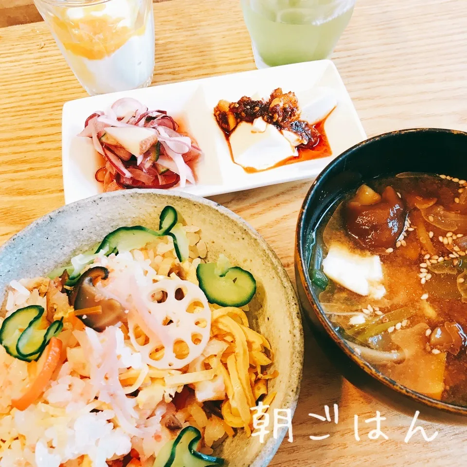 Snapdishの料理写真:朝 2017.6.7|ささなおさん