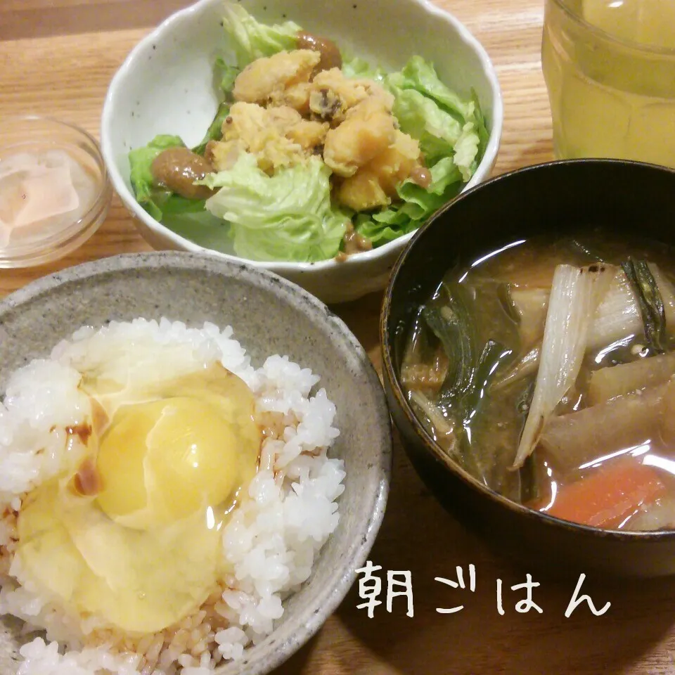 Snapdishの料理写真:朝*2016.12.22|ささなおさん