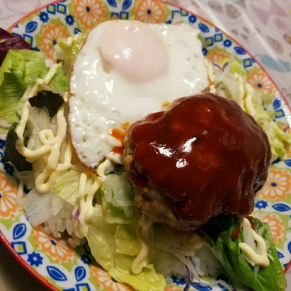 Snapdishの料理写真:ロコモコ丼♡リピ★|かなやんさん