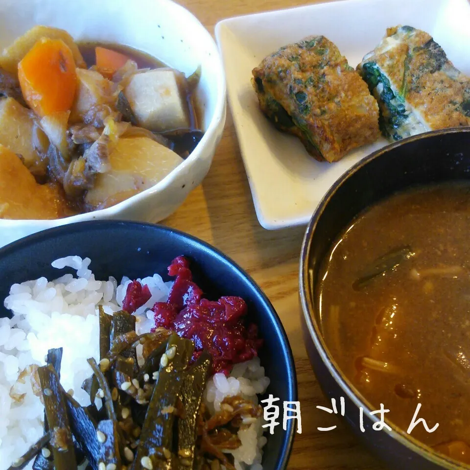 Snapdishの料理写真:朝*2016.4.20|ささなおさん