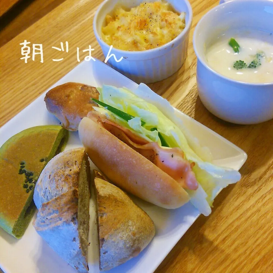 Snapdishの料理写真:朝*2016.3.18|ささなおさん