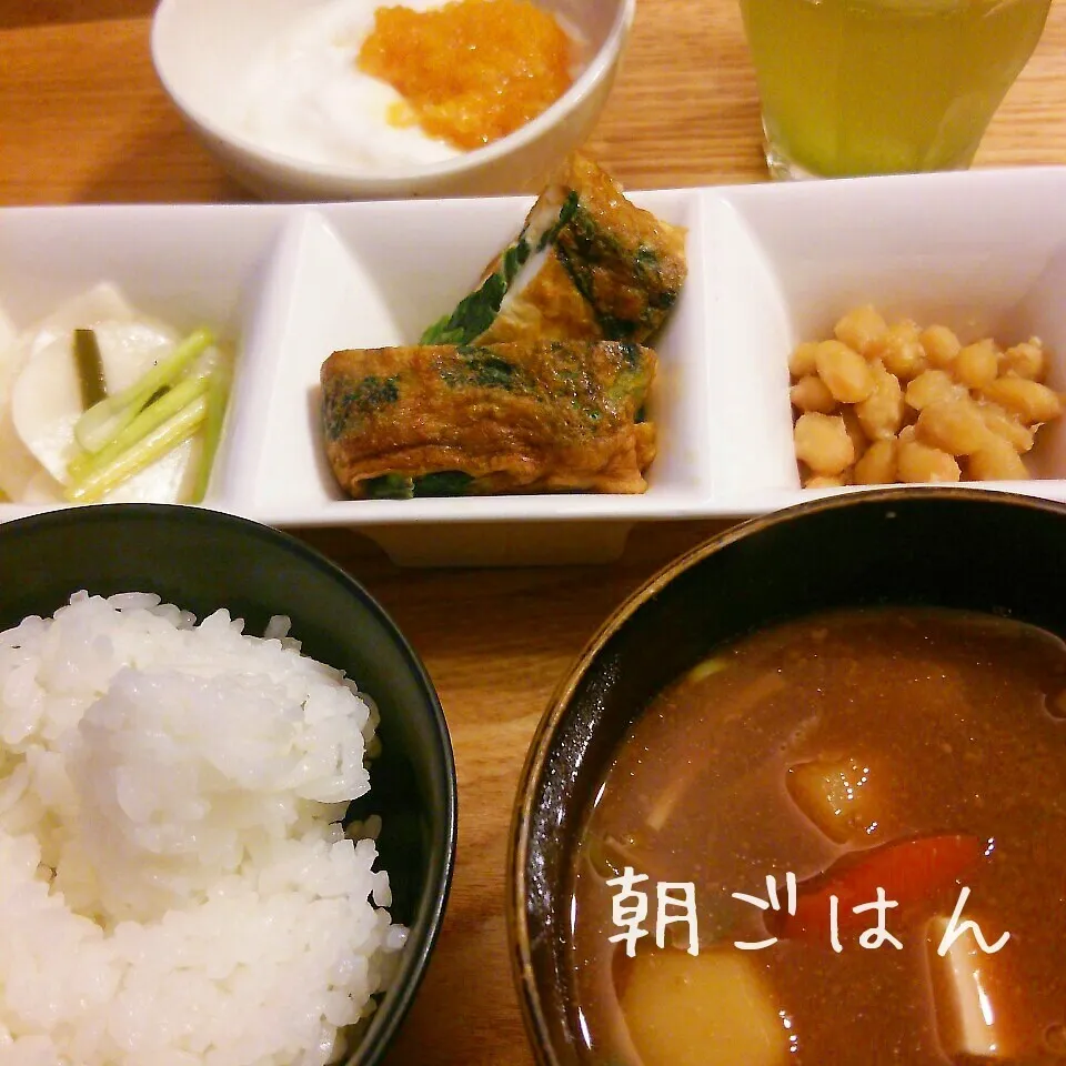 Snapdishの料理写真:朝*2016.3.9|ささなおさん