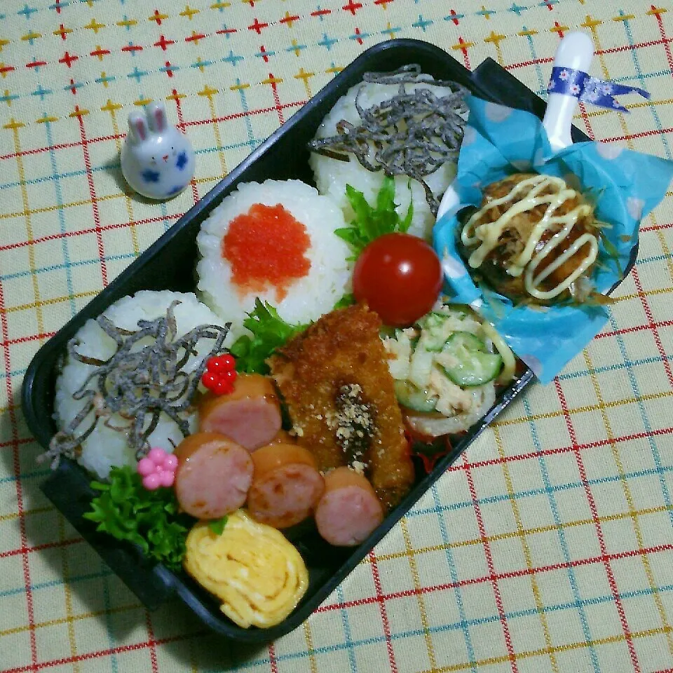 Snapdishの料理写真:中１ムスコ弁当‼1/18|katsunさん