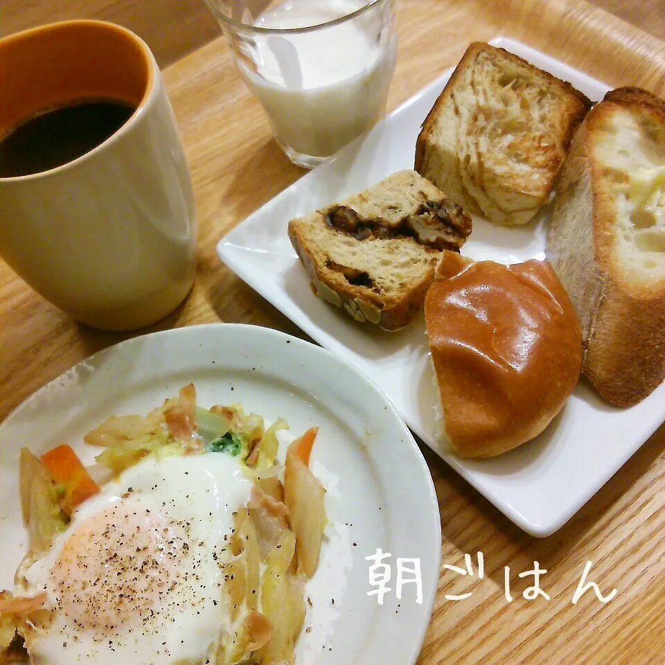 Snapdishの料理写真:朝*2016.1.19|ささなおさん