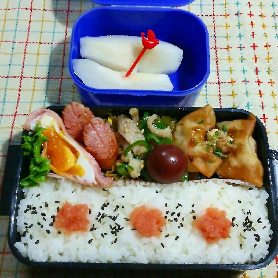 中１ムスコ弁当‼11/24期末テスト1日目📝|katsunさん