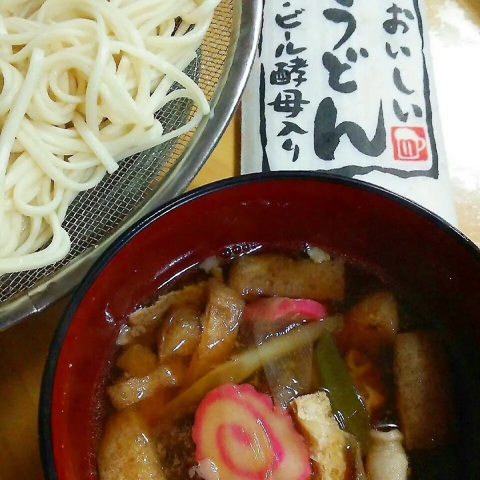 豚肉で鴨南蛮風つけ麺うどん|katsunさん