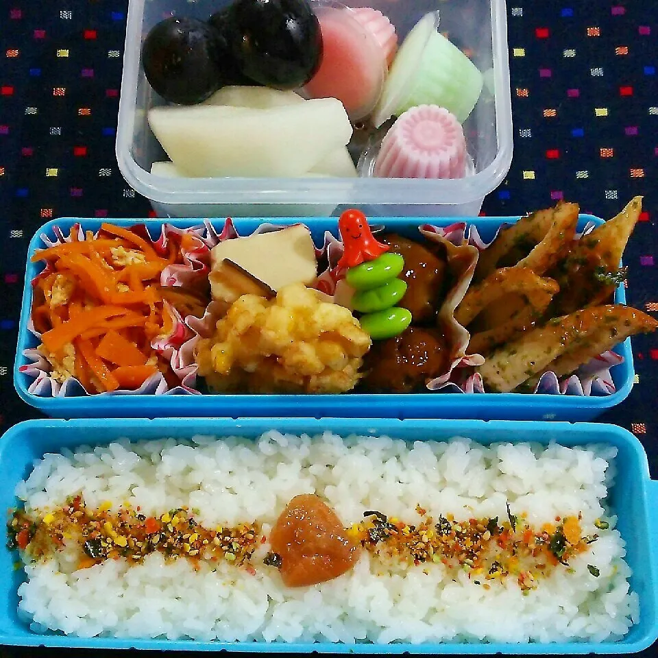 Snapdishの料理写真:中１ムスコ弁当‼9/8|katsunさん