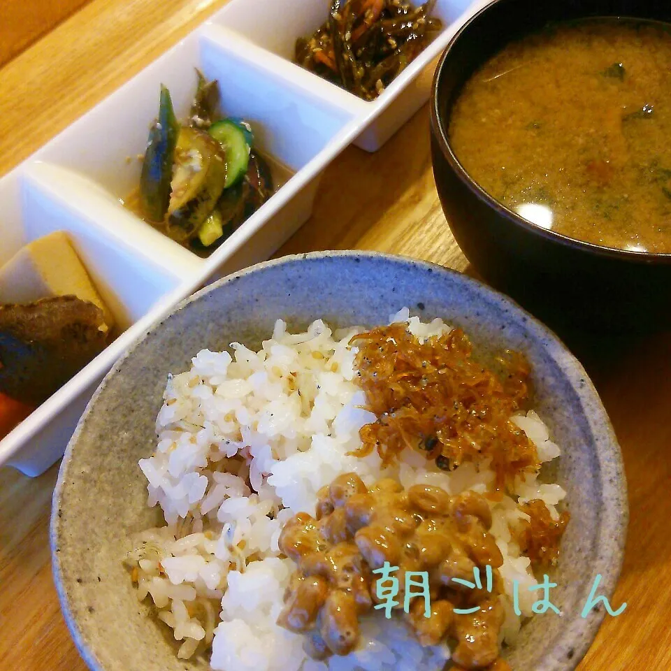 Snapdishの料理写真:朝*2015.7.23|ささなおさん