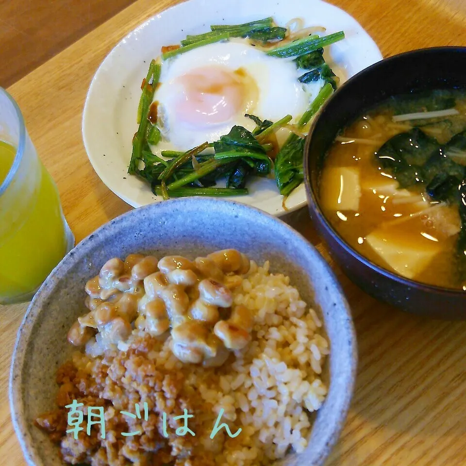 Snapdishの料理写真:朝*2015.5.25|ささなおさん