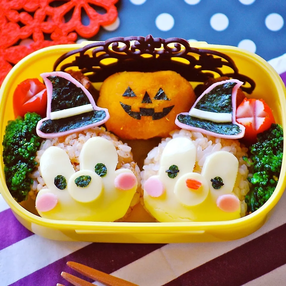 「ハロウィン祭り」チップとデールのお弁当|ザッキー☆さん