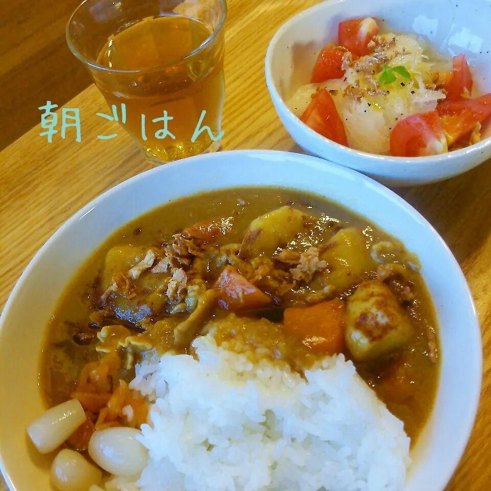 Snapdishの料理写真:朝*2015.4.25|ささなおさん