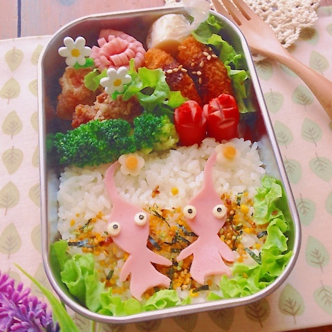 キャラ弁 花ピクミン弁当 ザッキー Snapdish スナップディッシュ Id 1xxlea