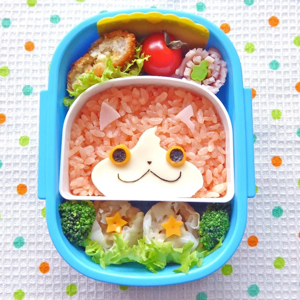 簡単キャラ弁☆詰めるだけ！妖怪ウォッチ☆ジバニャン弁当|ザッキー☆さん