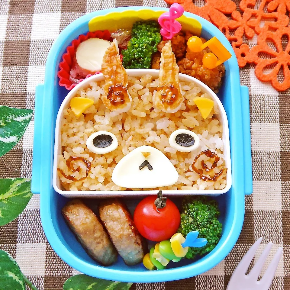 簡単キャラ弁☆詰めるだけ！妖怪ウォッチ「コマじろう弁当」|ザッキー☆さん