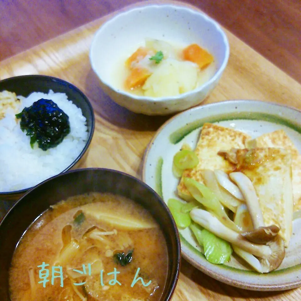 Snapdishの料理写真:朝*2015.4.18|ささなおさん