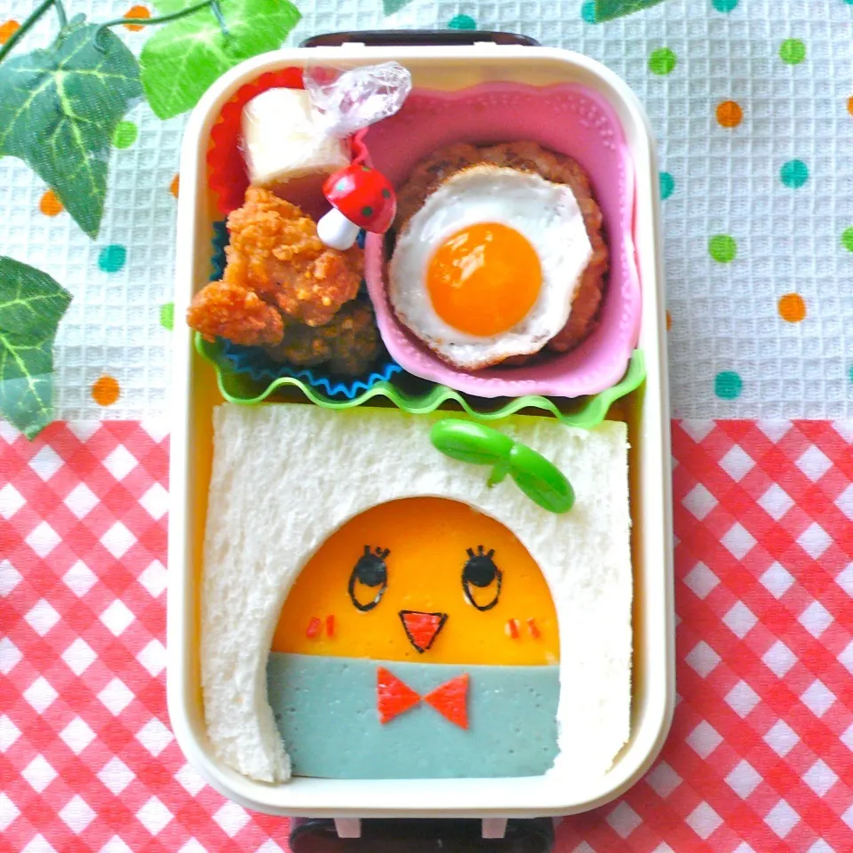 キャラ弁☆ふなっしーサンドイッチ弁当！|ザッキー☆さん