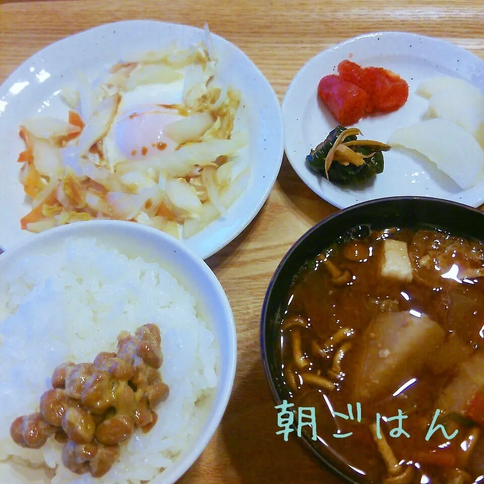 Snapdishの料理写真:朝*2015.3.10|ささなおさん