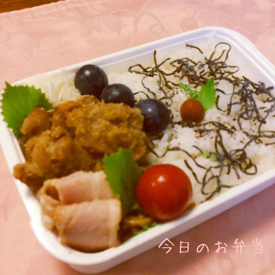 今日のお弁当〜～唐揚げ♡|おれくっしゃんさん