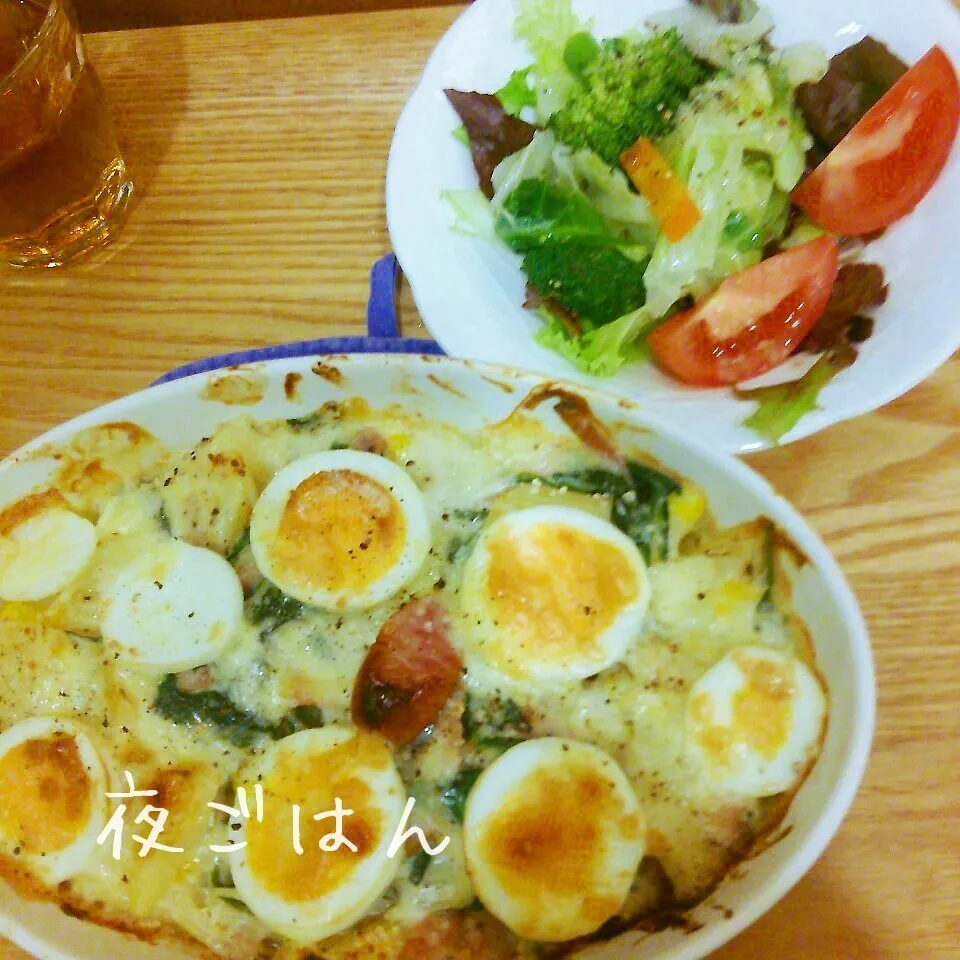 Snapdishの料理写真:夜*2014.11.18|ささなおさん