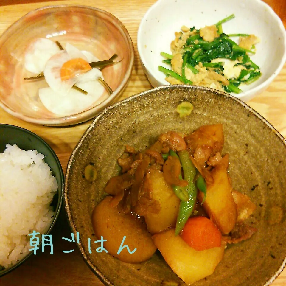 Snapdishの料理写真:朝*2014.10.18|ささなおさん