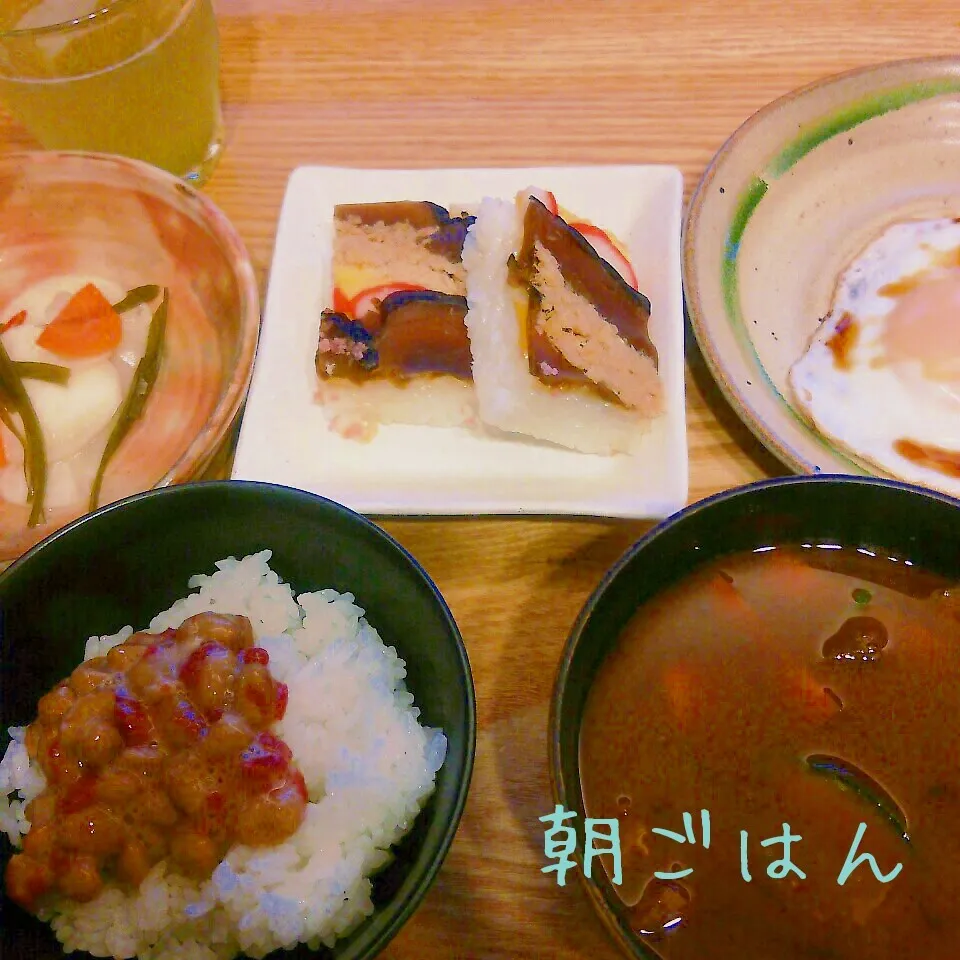 Snapdishの料理写真:朝*2014.10.9|ささなおさん