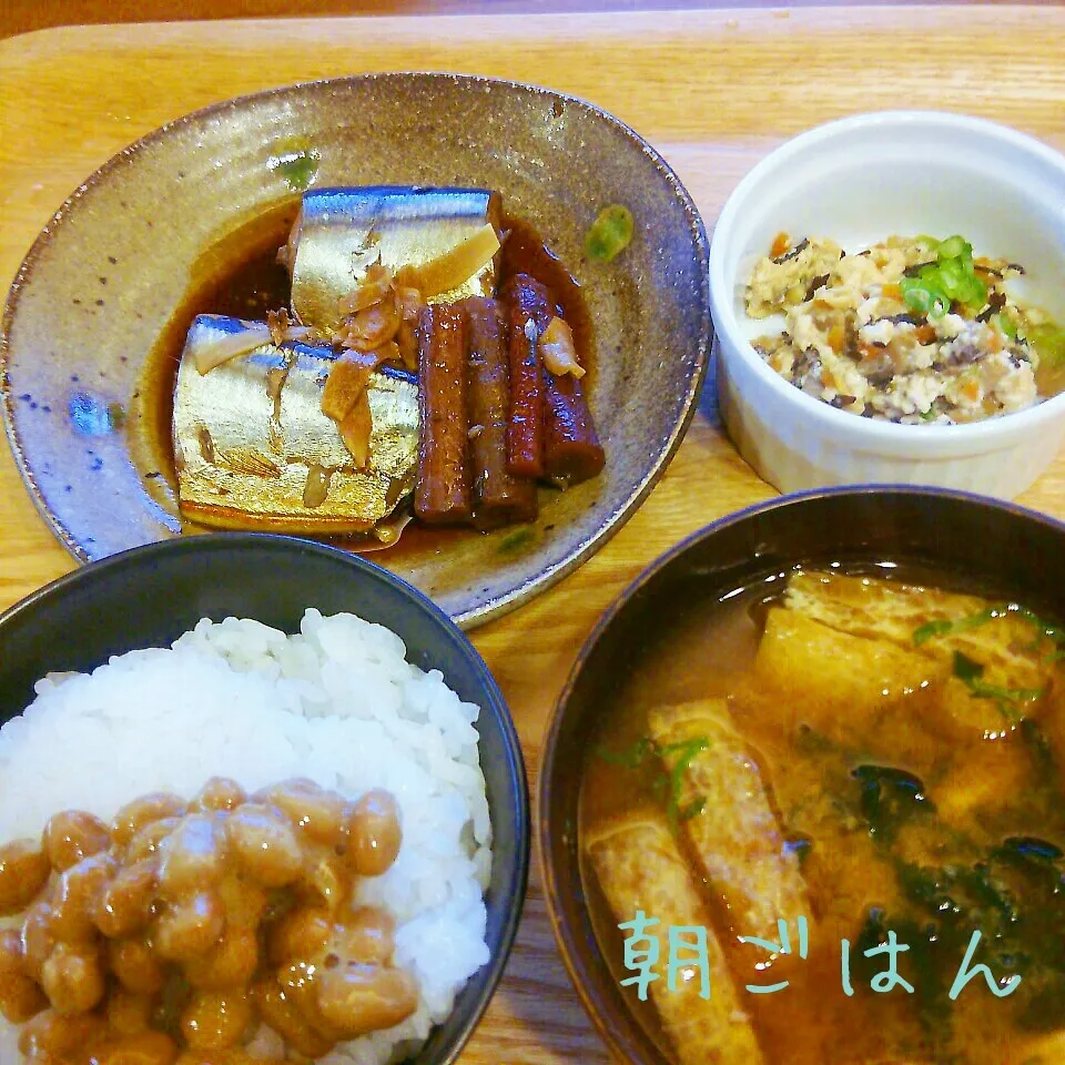 Snapdishの料理写真:朝*2014.10.2|ささなおさん