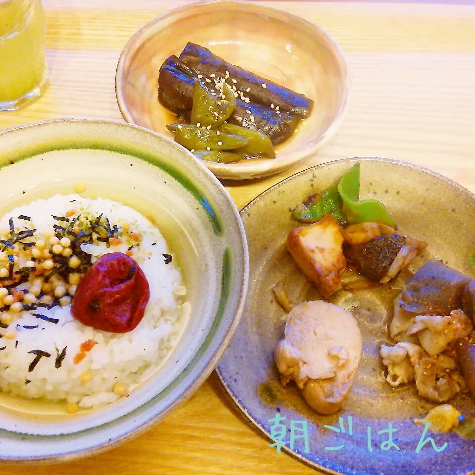 Snapdishの料理写真:朝*2014.9.25|ささなおさん