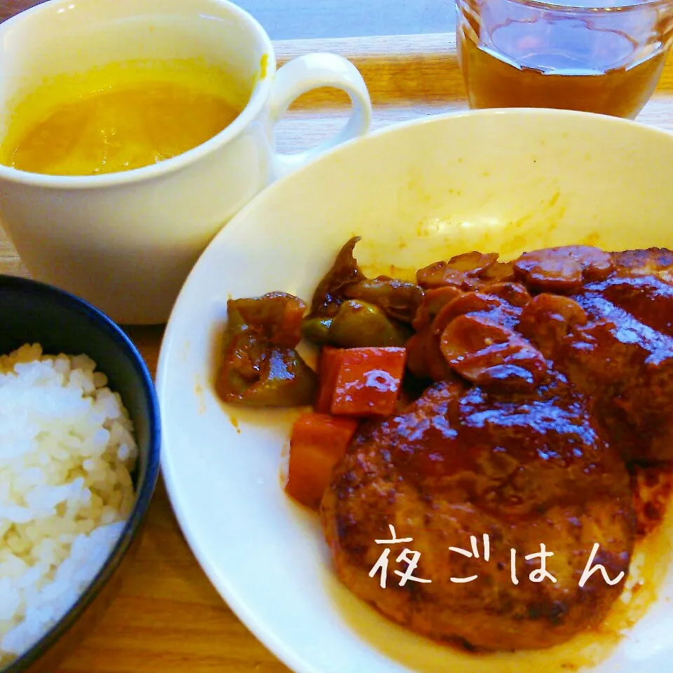 Snapdishの料理写真:夜*2014.9.12|ささなおさん