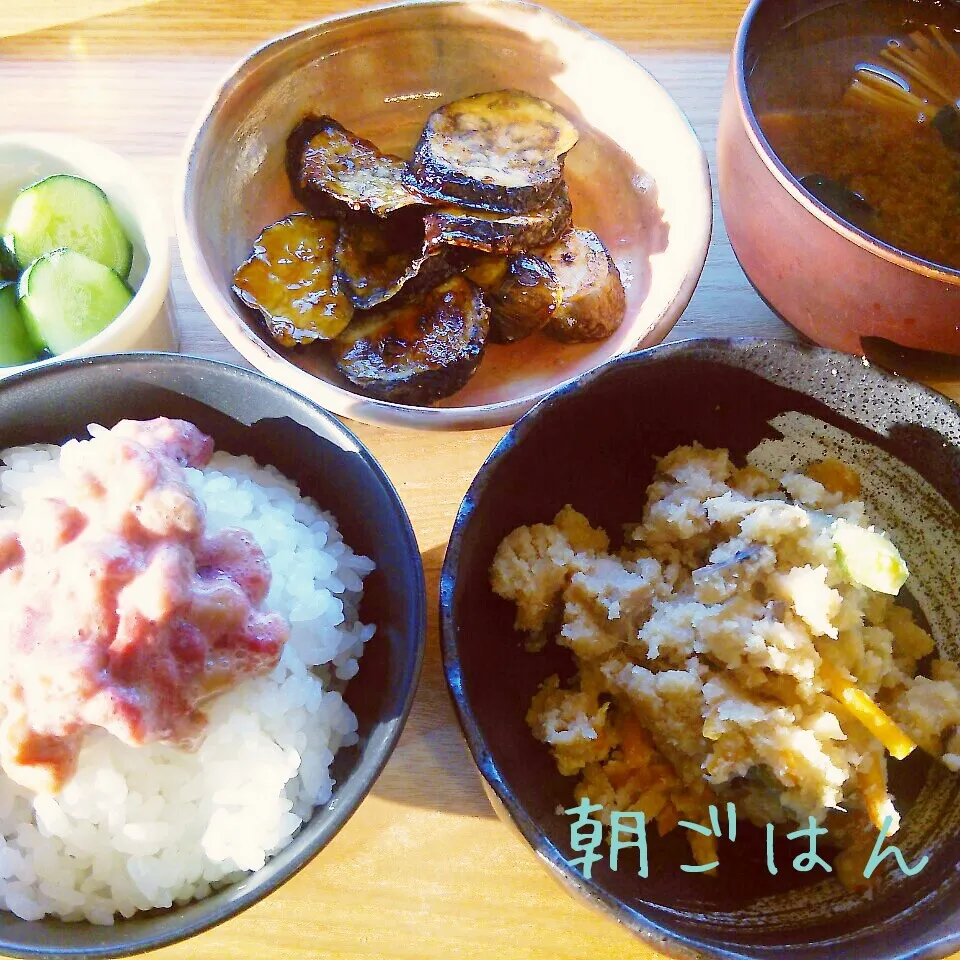 Snapdishの料理写真:朝*2014.7.29|ささなおさん