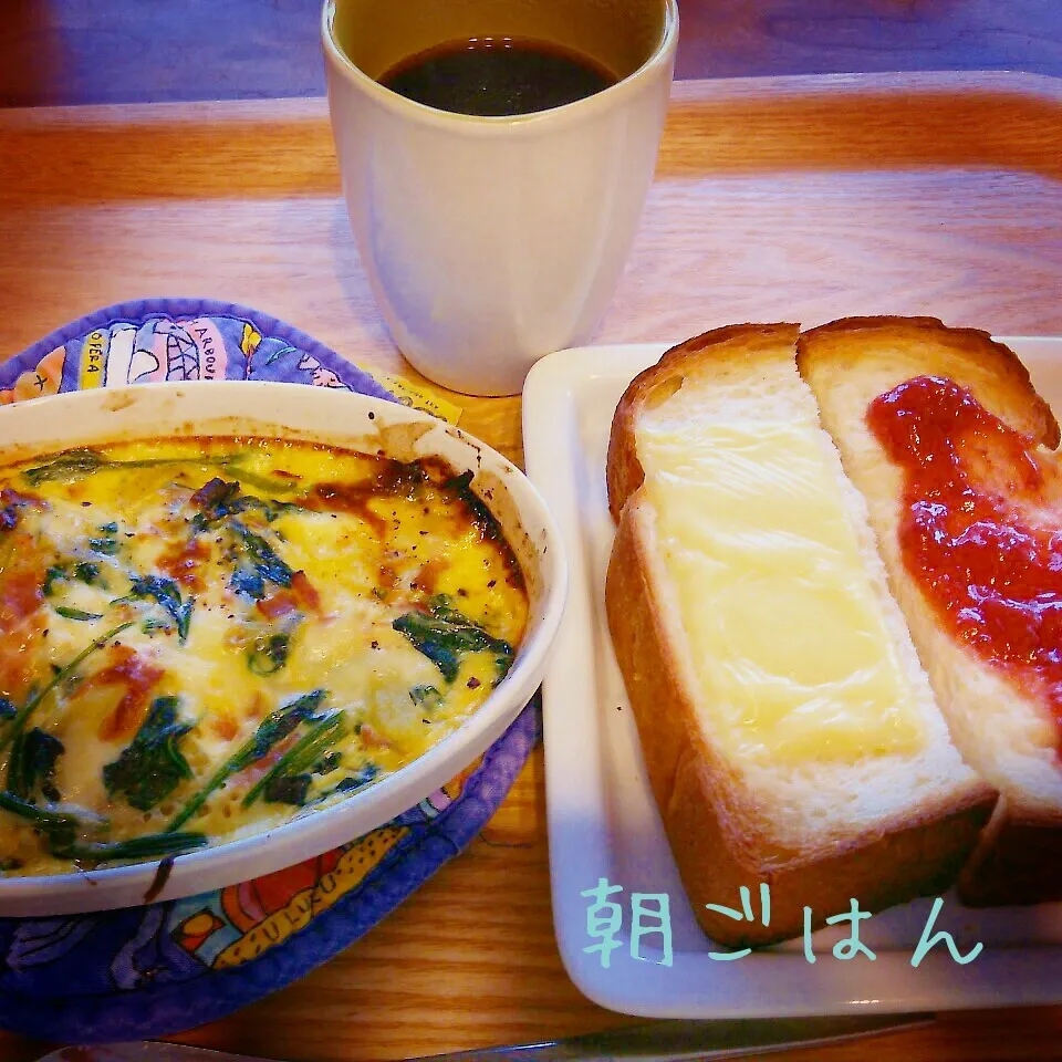 Snapdishの料理写真:朝*2014.6.18|ささなおさん