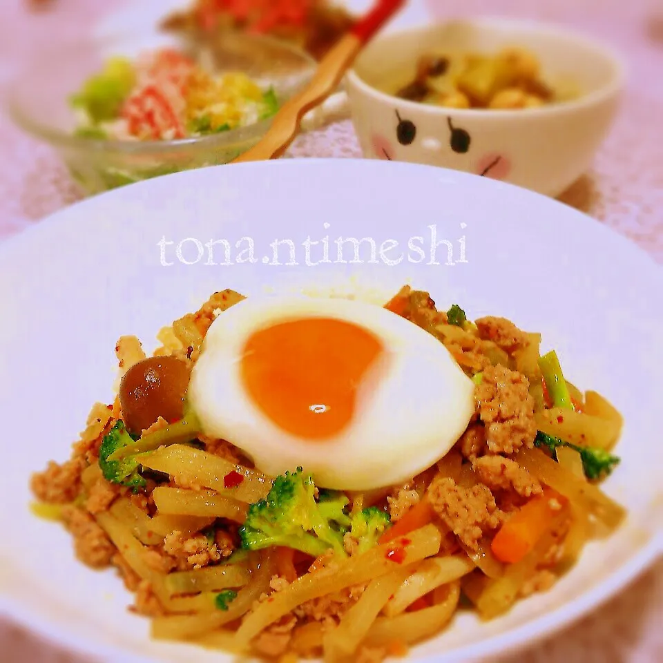 ヤーコン丼。|tonaさん