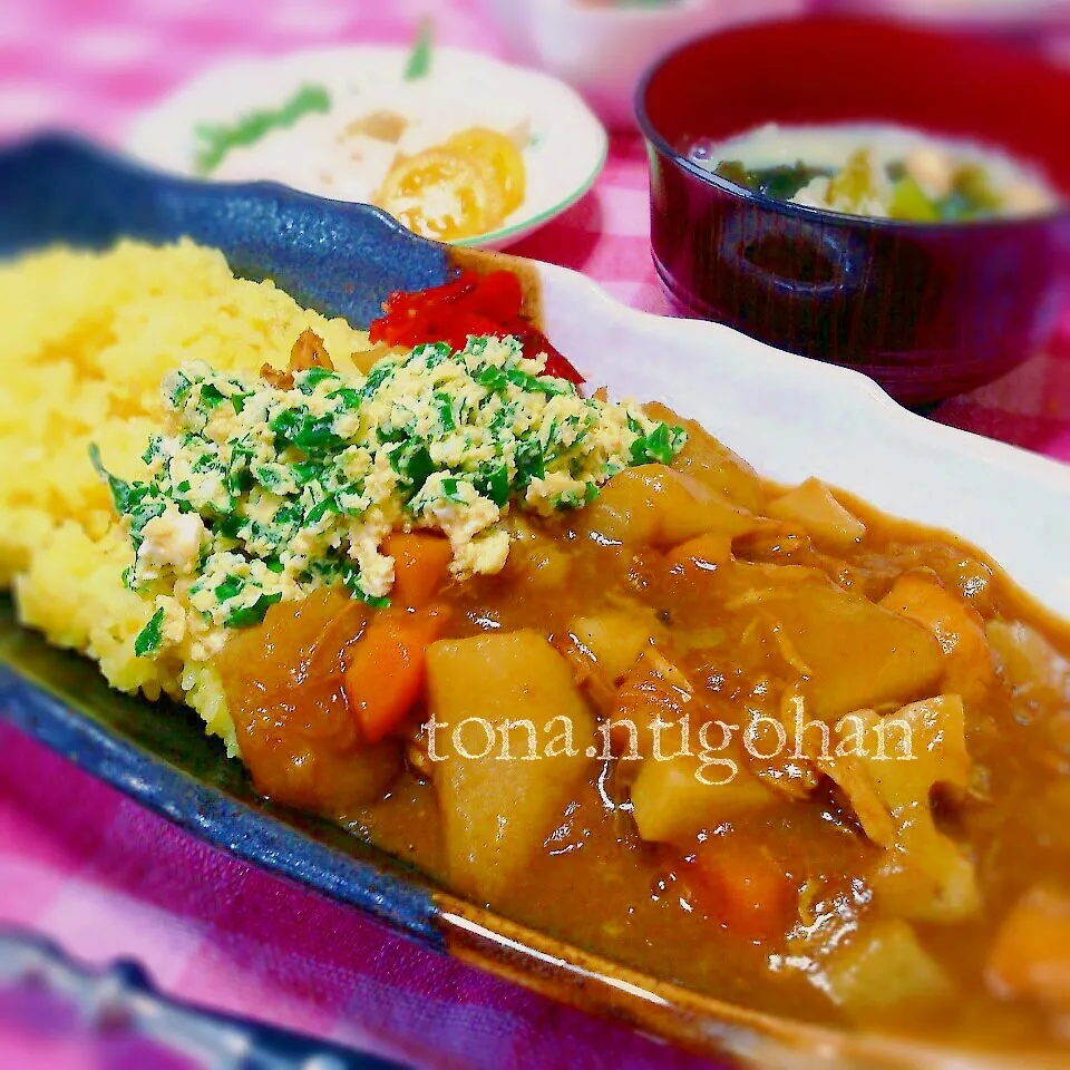 和風な大根白菜チキンカレー。|tonaさん