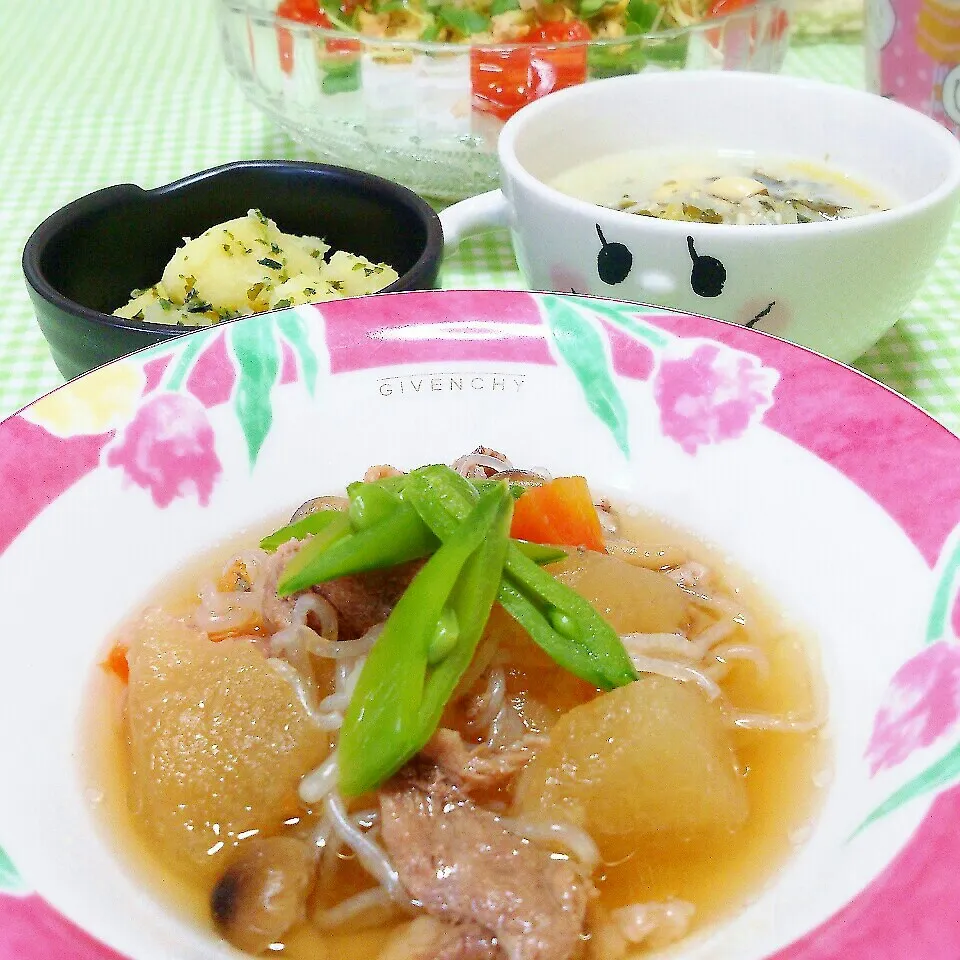 炊飯器で冬瓜煮物。|tonaさん