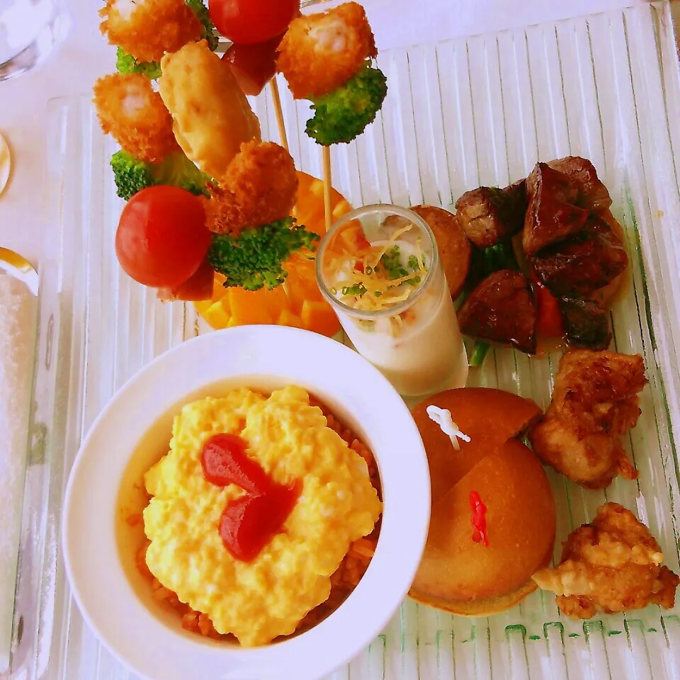 ステキ!!菜、お子さまランチ|ささなおさん