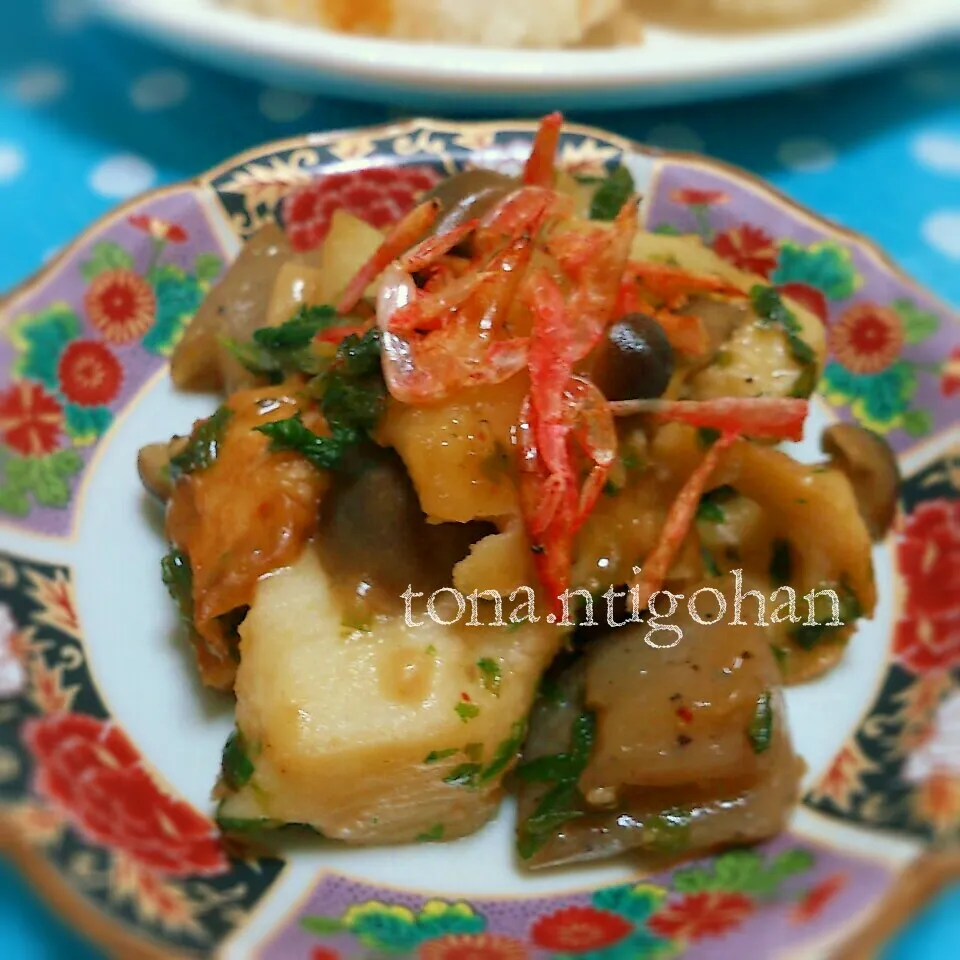 蒟蒻たち炒め|tonaさん