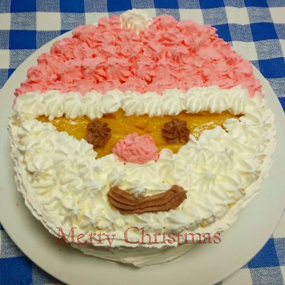 Snapdishの料理写真:✯サンタクロースケーキ|Happyさん