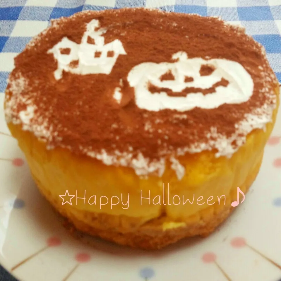 Snapdishの料理写真:✩かおチャンさんの✻なめらか✻かぼちゃのチーズケーキ|Happyさん