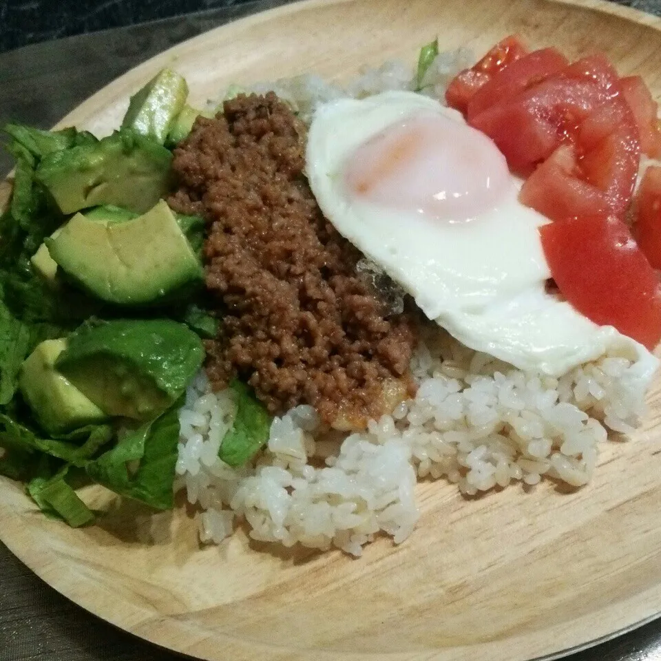 メキシカン プレート ご飯(もち麦)|ふみきゅんさん