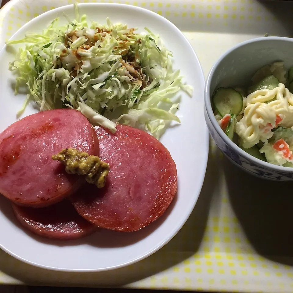 ハムサラミ。焼いただけ〜戴き物☆|Makokoさん