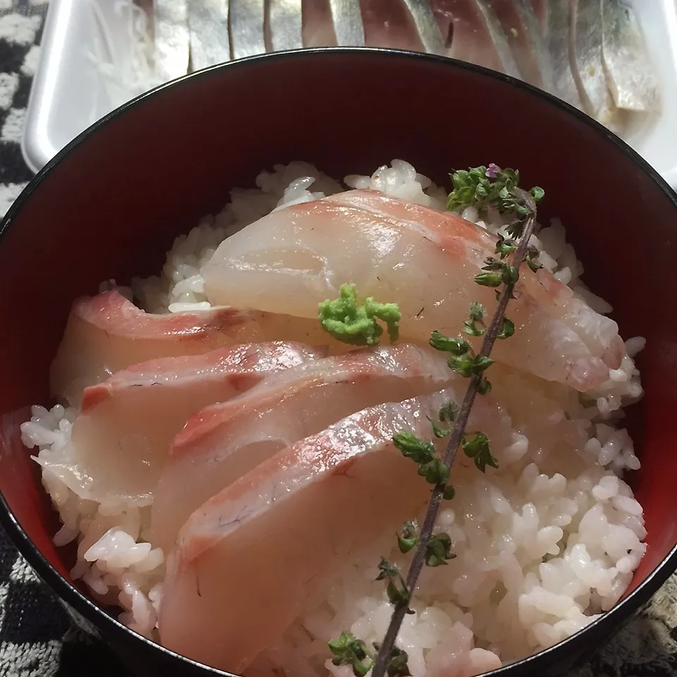 Snapdishの料理写真:鯛丼。お子ちゃま用。|Makokoさん