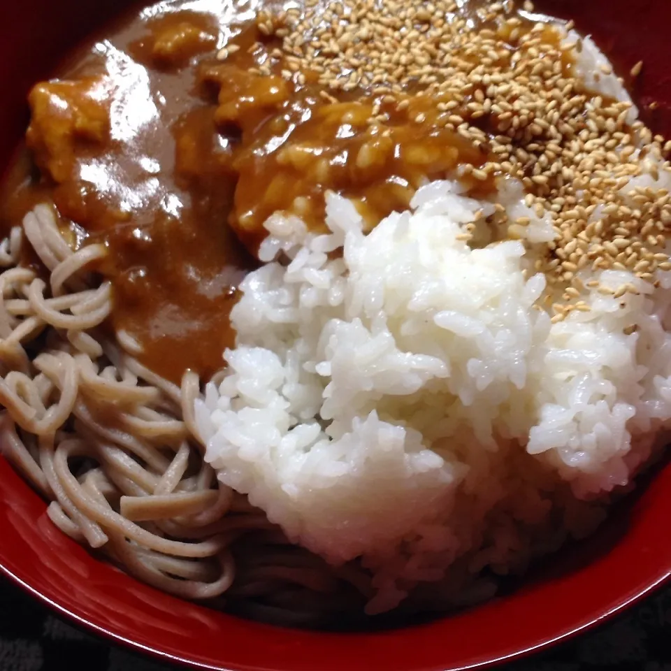 蕎麦飯カレー。|Makokoさん