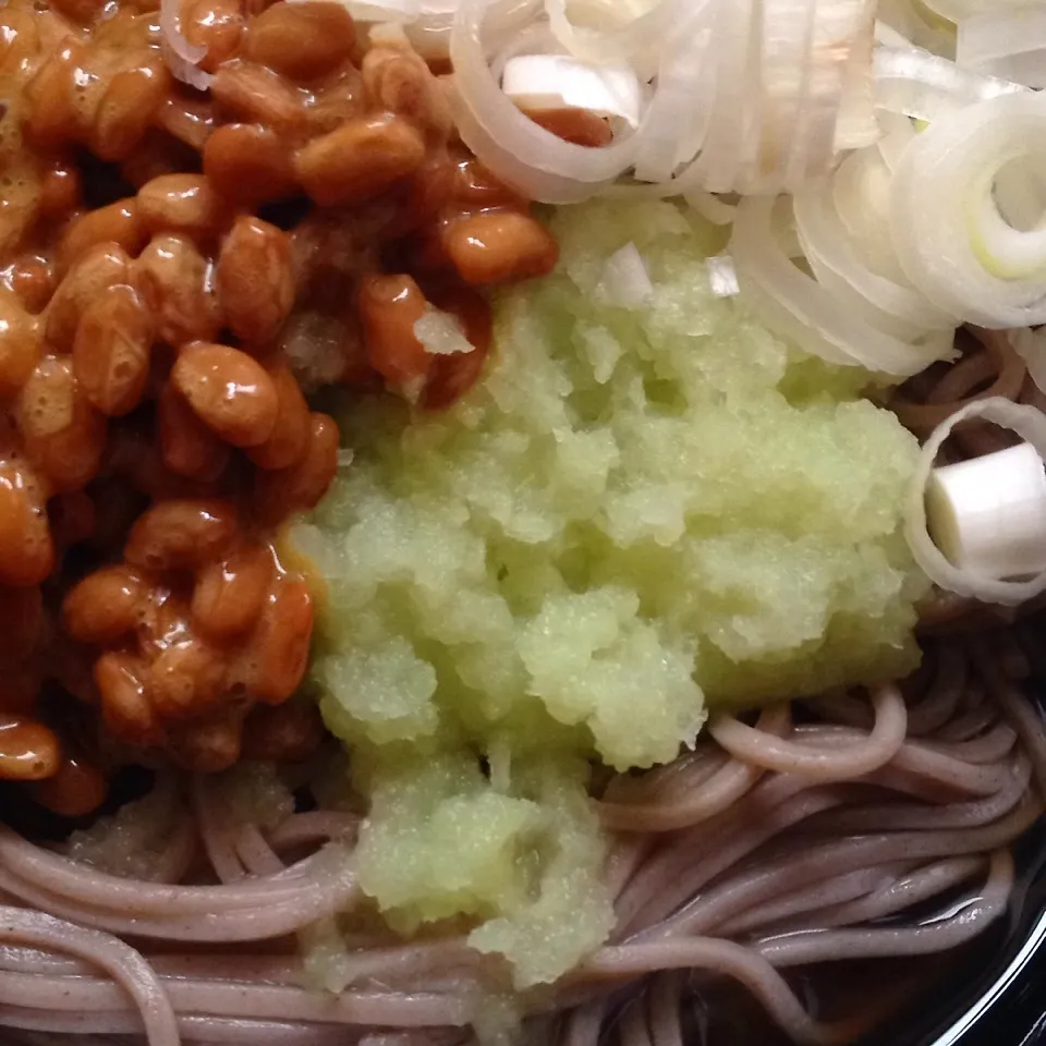 納豆おろし蕎麦・ネギ盛り。|Makokoさん