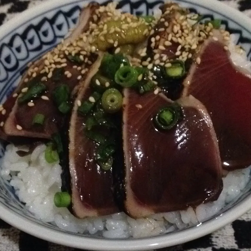 〆に鰹丼。|Makokoさん