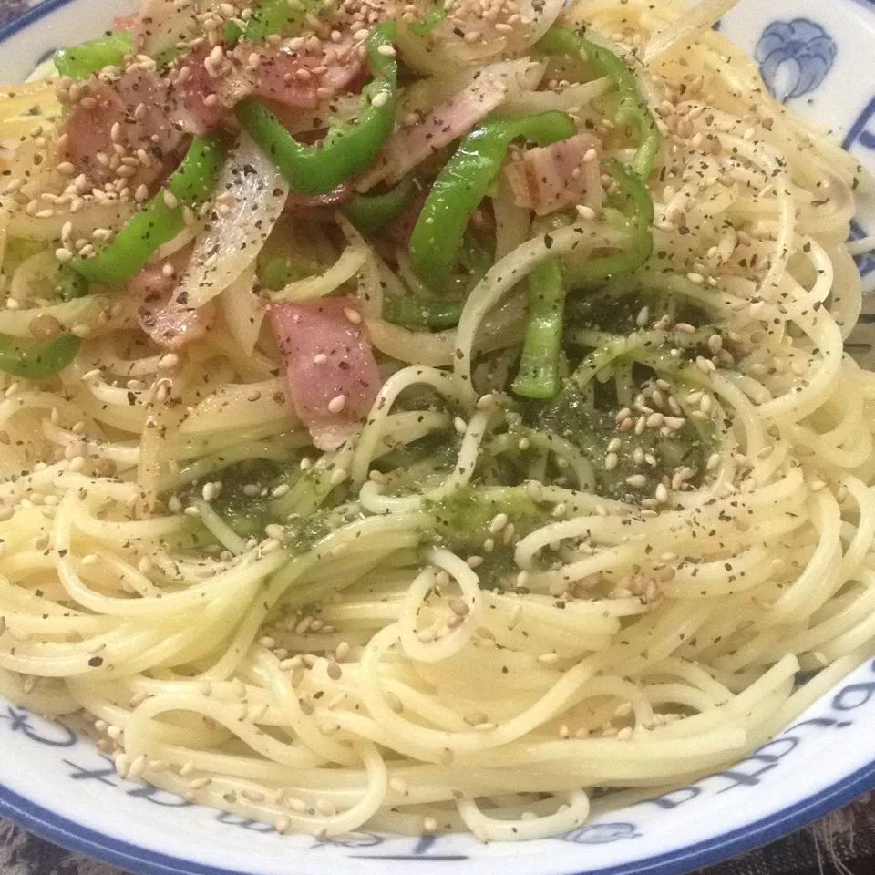 バジルソースパスタ。|Makokoさん