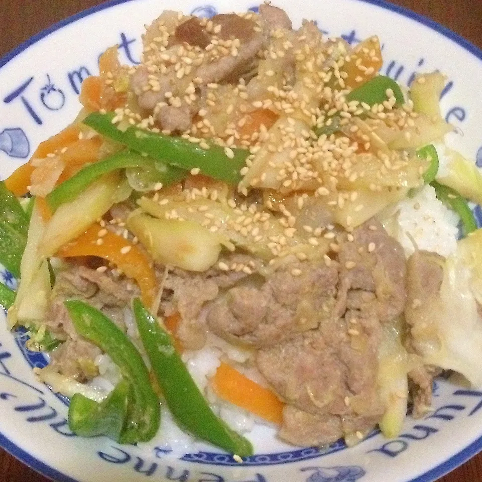 再スタミナ丼。|Makokoさん