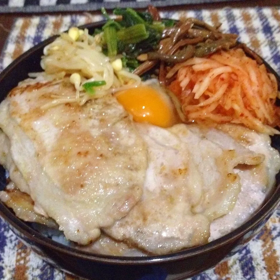 豚ナムル丼|Makokoさん