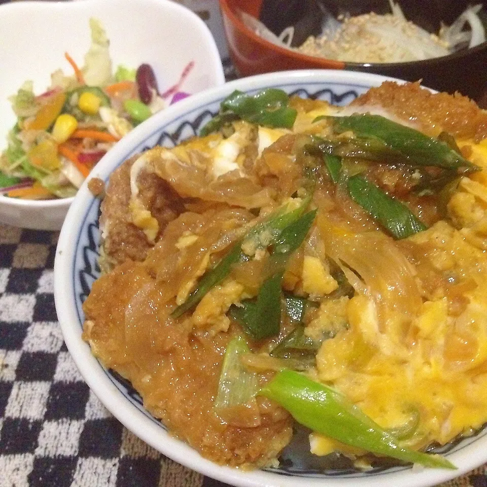 かつ丼。tom様弁当を朝見て。|Makokoさん