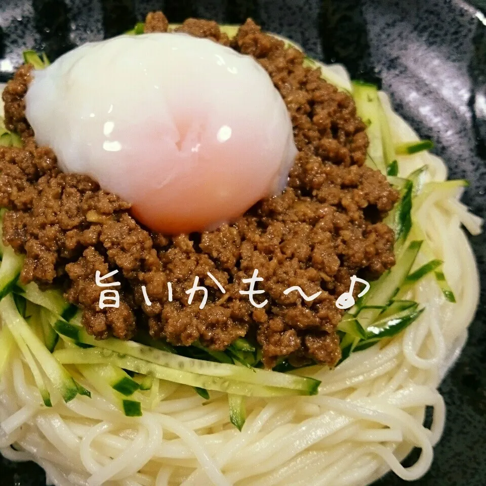 むし暑い夏には、甘辛肉味噌冷や麦|マイケルの料理さん